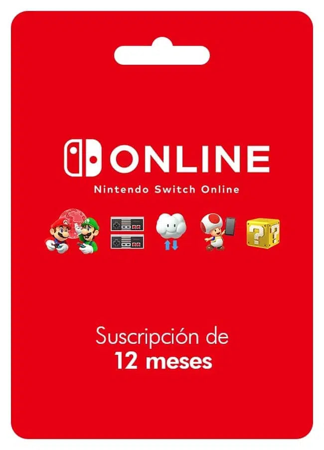 Nintendo Switch Online 12 meses