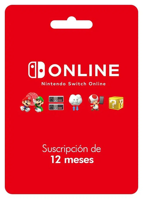 Nintendo Switch Online 12 meses