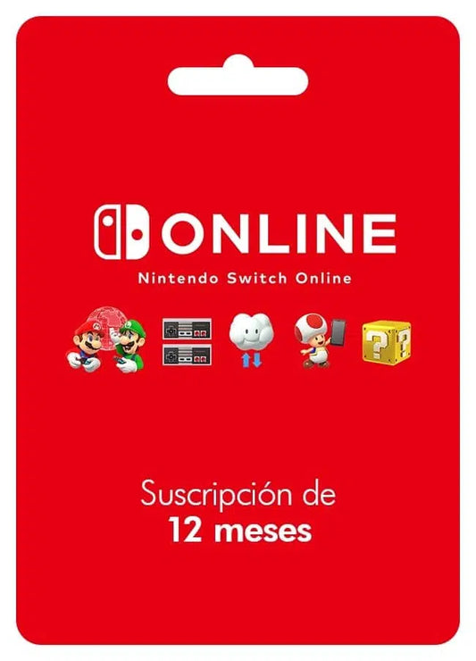 Nintendo Switch Online 12 meses